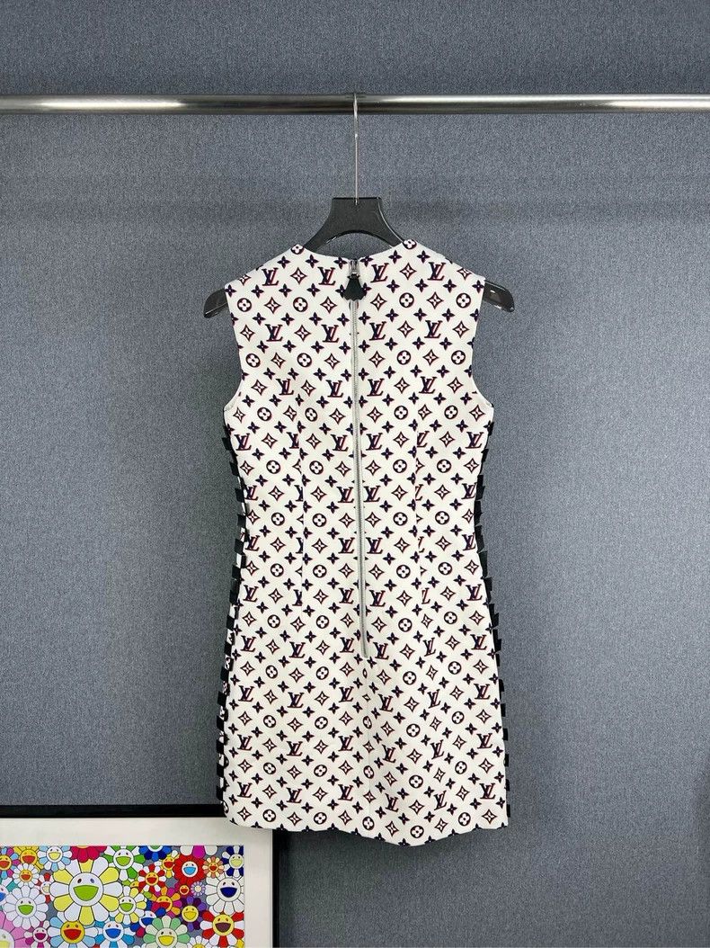 Louis Vuitton Louis Vuitton Patchwork LOGO-covered dress Size XXS / US 00 / IT 34 - 2 Thumbnail