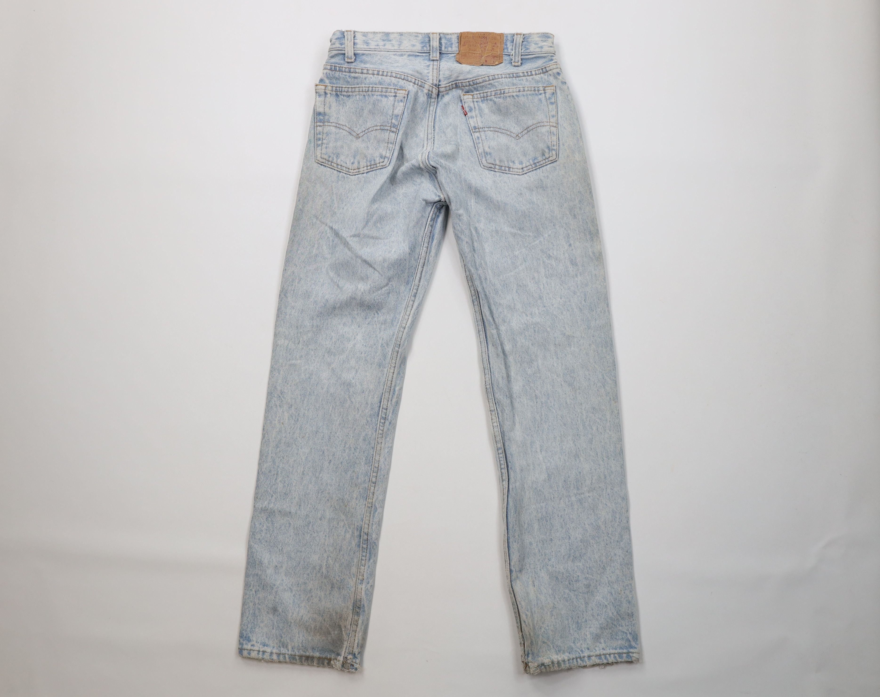 Levi's Vintage 80s Levis 501xx Wash Button Fly Original Jeans USA Size US 29 - 12 Thumbnail