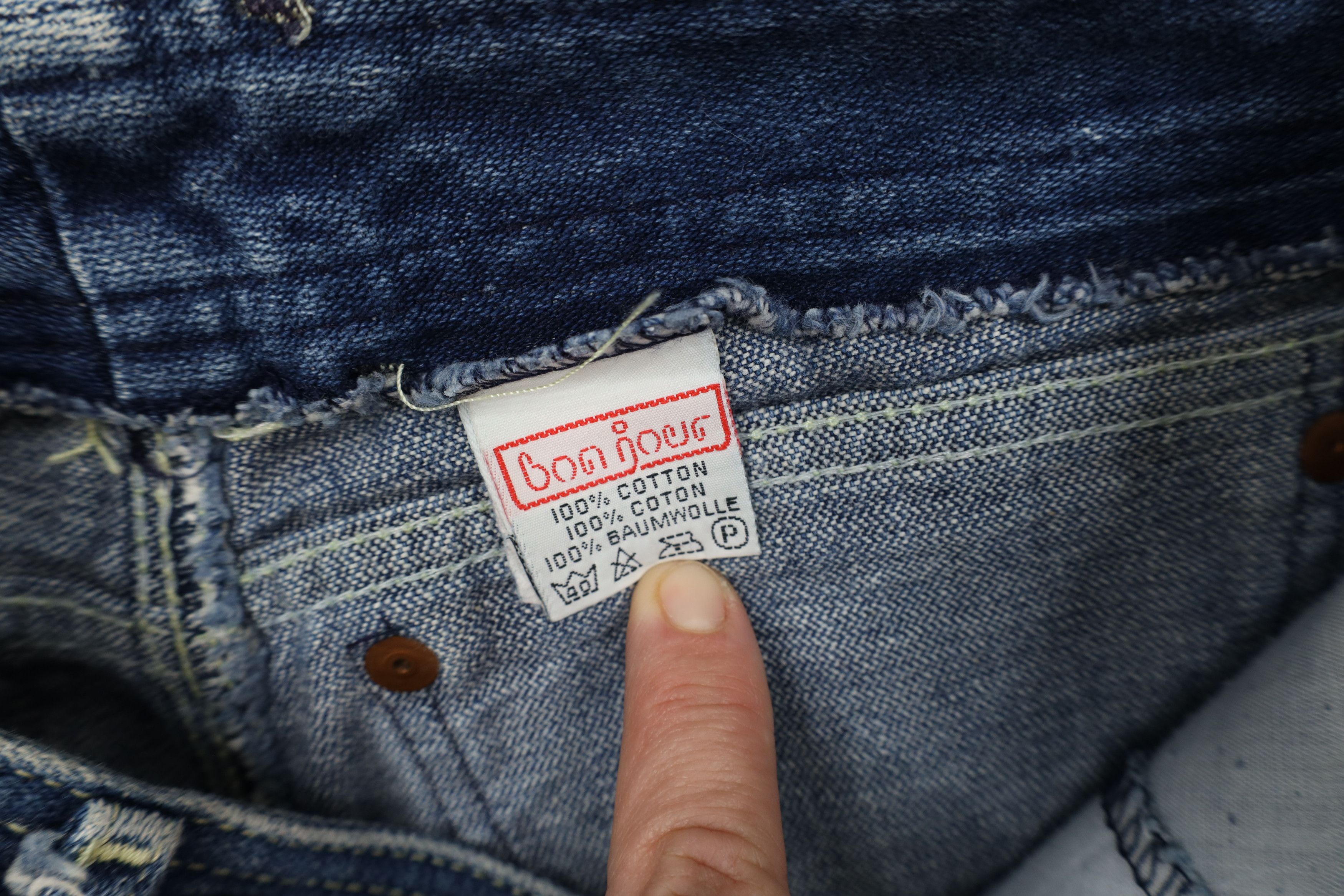 Vintage Vintage 80s 90s Streetwear Straight Leg Denim Jeans USA Size 32" / US 10 / IT 46 - 10 Thumbnail