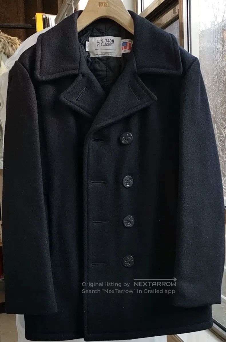 Schott Schott Classic fit naval sailor double-breasted coat Size US XS / EU 42 / 0 - 1 Thumbnail