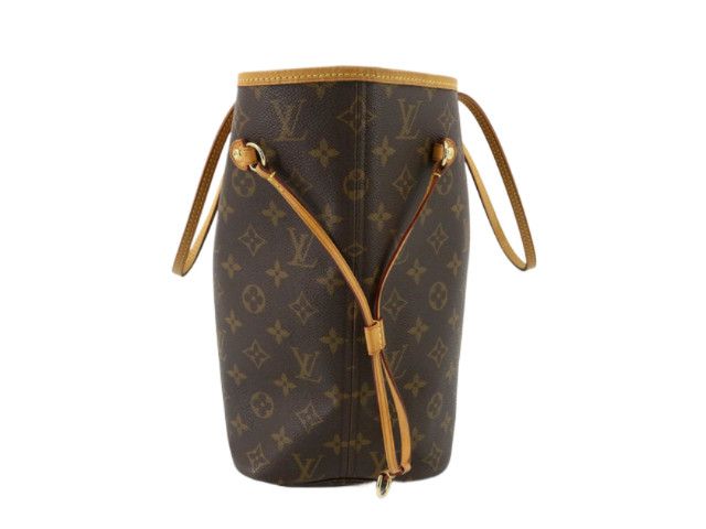 Louis Vuitton Louis Vuitton Neverfull MM Monogram Canvas Brown Tote Bag Size ONE SIZE - 4 Thumbnail