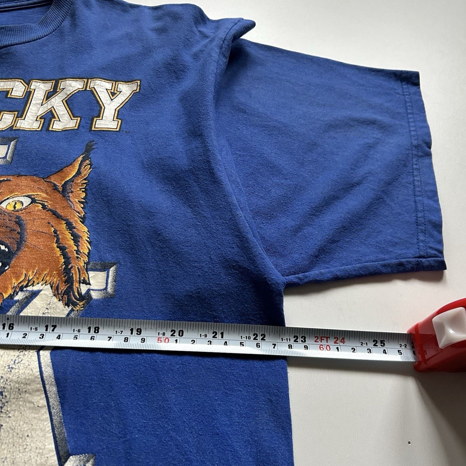 Jerzees Vintage 90s Kentucky Wildcats NCAA Basketball Shirt XL Rare Size US XL / EU 56 / 4 - 4 Thumbnail