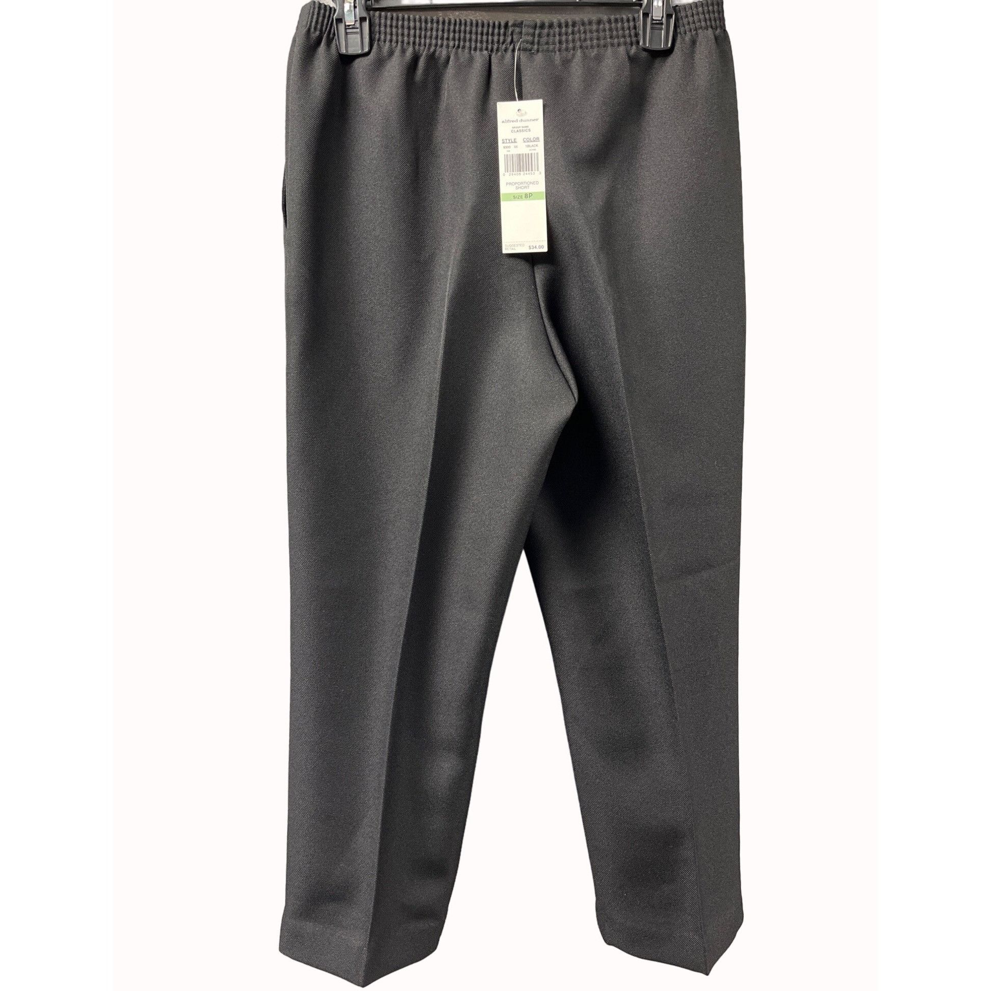 Other Alfred Dunner Women's Black Pull On/Dress Pants Sz8p SKU 419 Size US 29 - 3 Thumbnail
