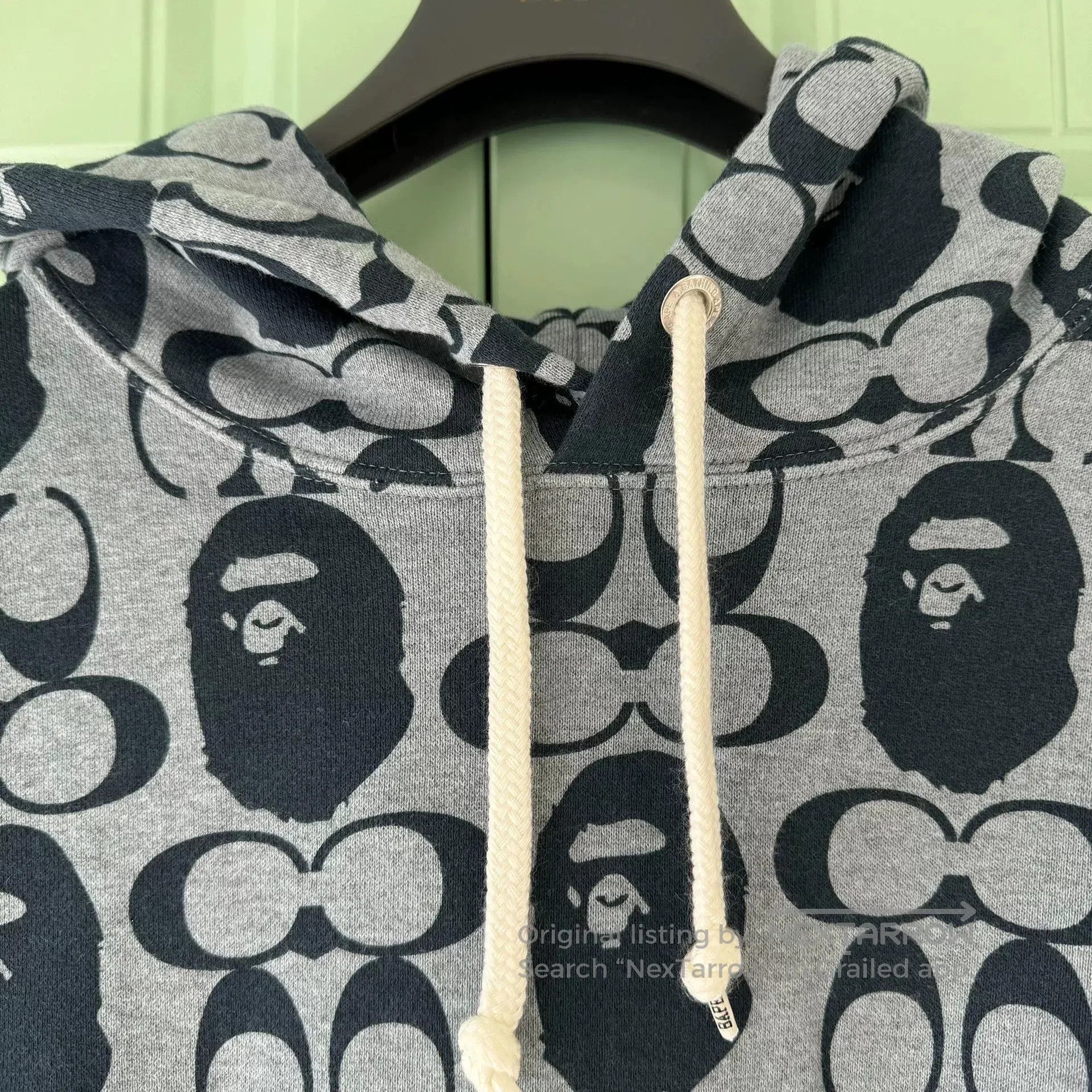 Japanese Brand COACH X BAPE All-Over Logo Hoodie Men. Size US M / EU 48-50 / 2 - 7 Thumbnail