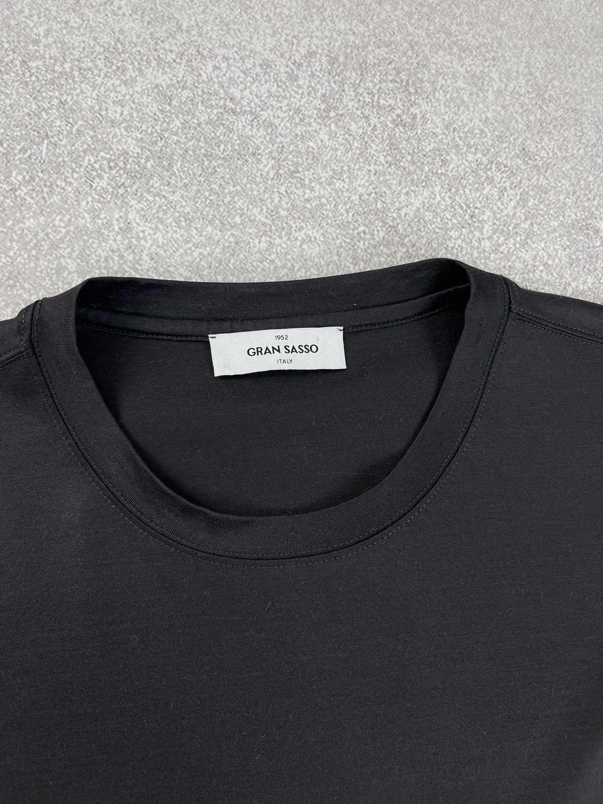 Gran Sasso Gran Sasso Cotton Crew Neck Grey T-Shirt Men's Size US M / EU 48-50 / 2 - 4 Thumbnail