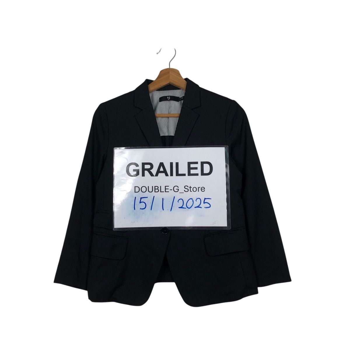 Jil Sander 📌Rich Black Vintage Chore Worker Jacket J+ Jill Sander Size US S / EU 44-46 / 1 - 1 Thumbnail