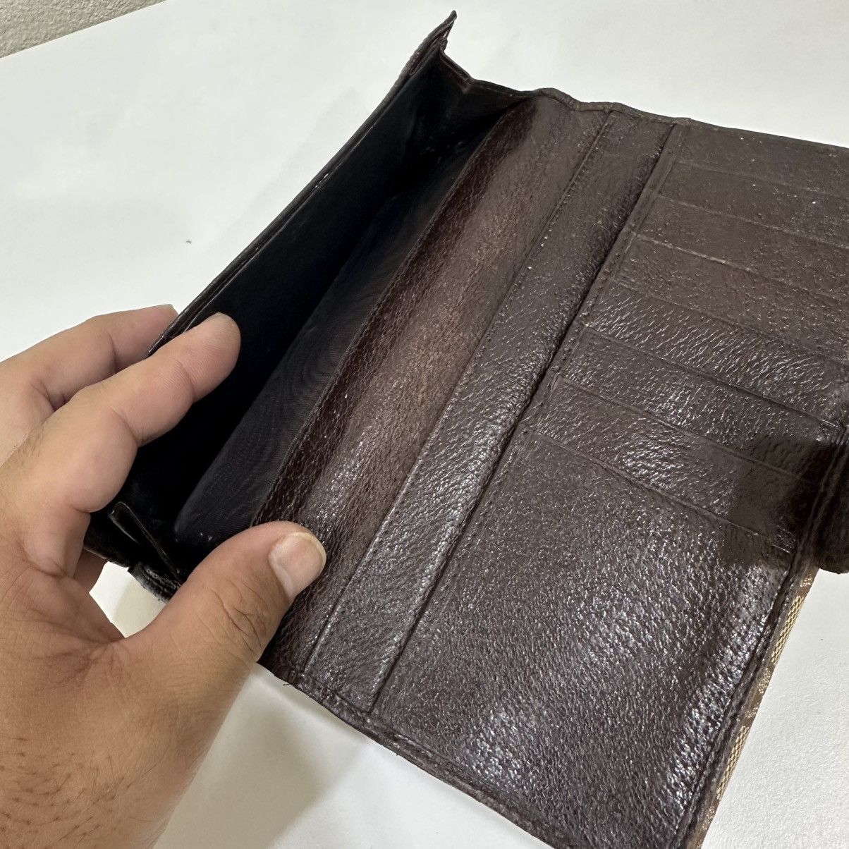 Gucci ‼️LASTDROP‼️ AUTHENTIC GUCCI MONOGRAM CANVAS PURSES WALLET Size ONE SIZE - 8 Thumbnail