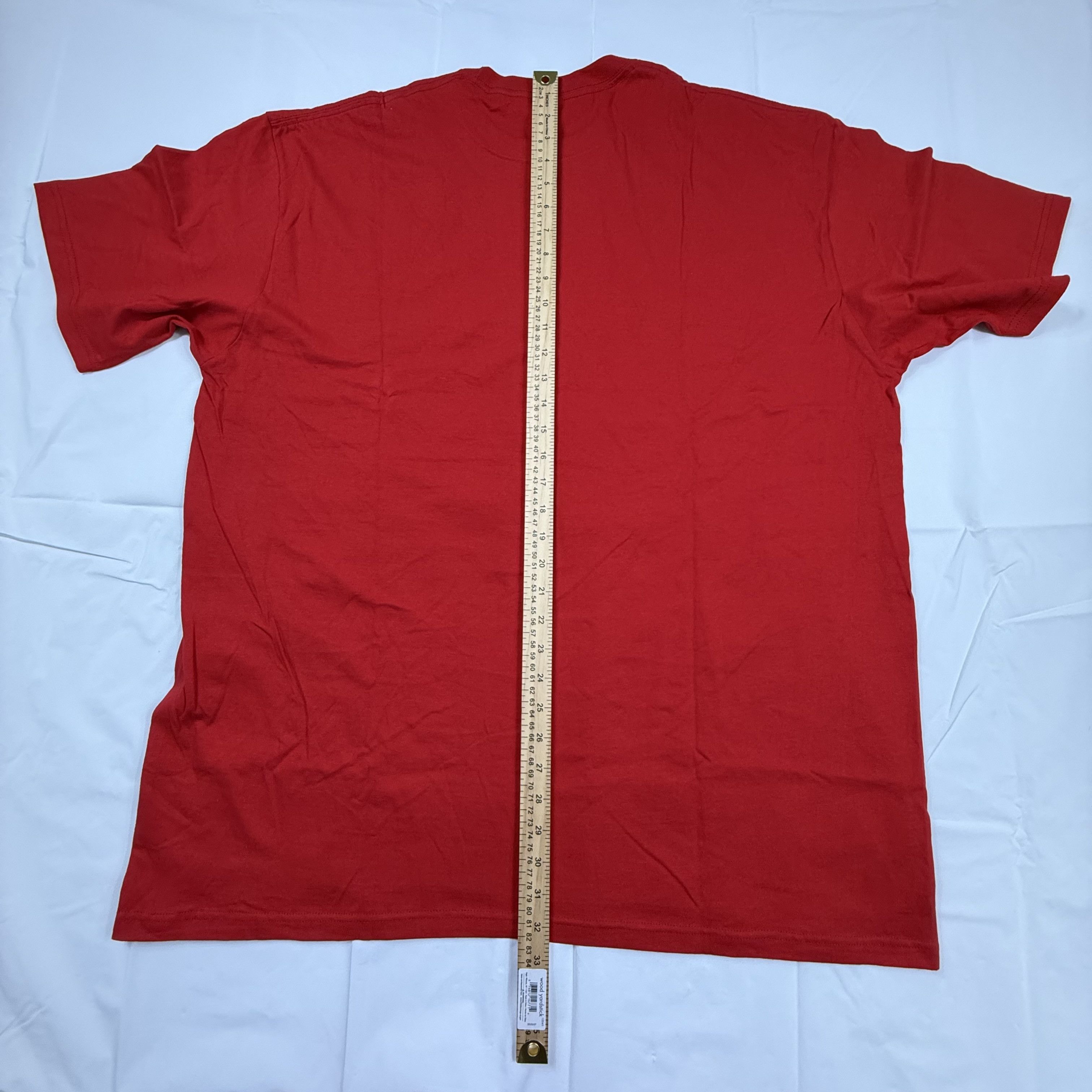 Supreme Supreme Blank T-Shirt Mens XXL Red Short Sleeve Cotton Size US XXL / EU 58 / 5 - 5 Thumbnail