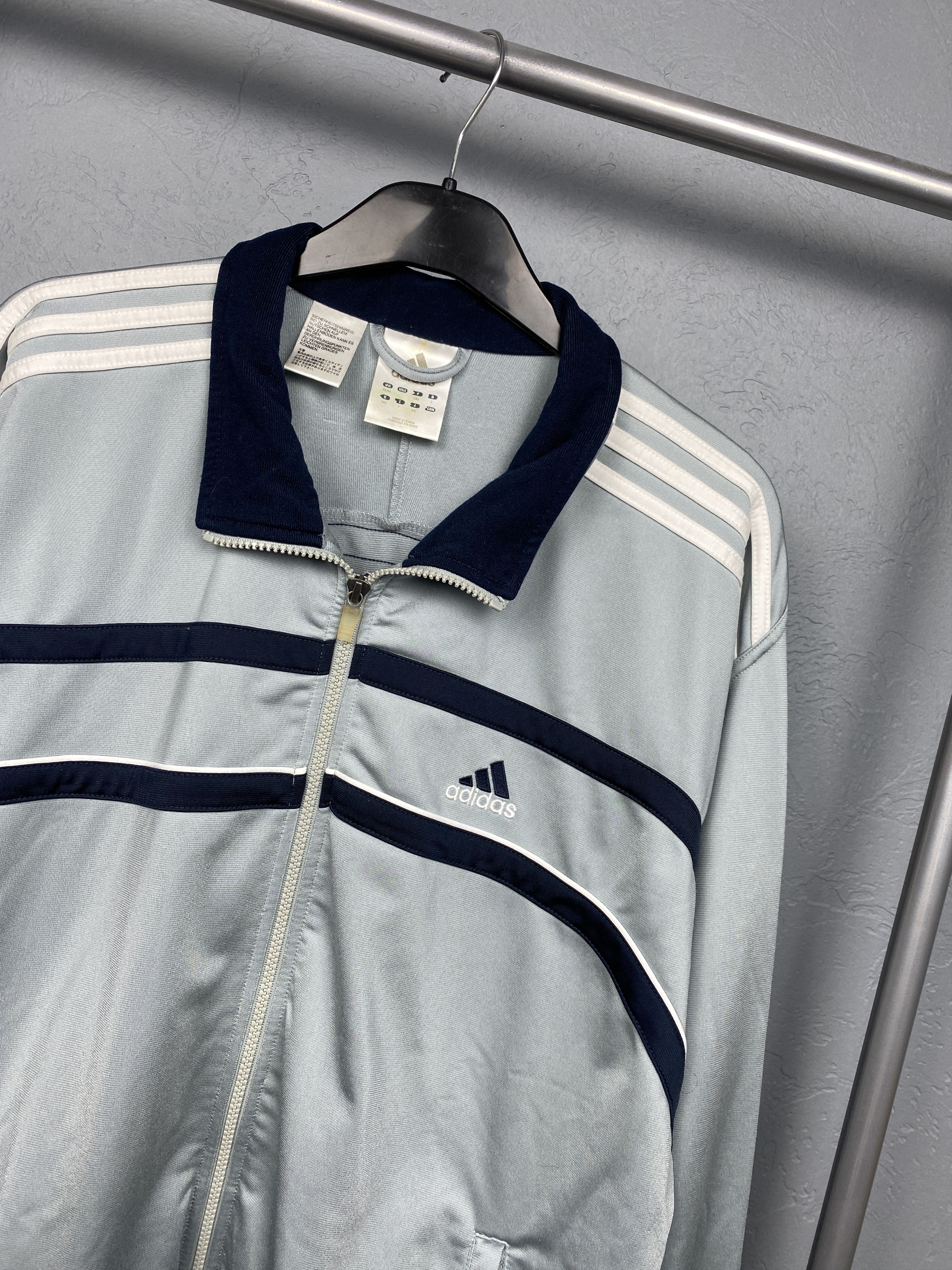 Adidas Adidas Vintage Mens Track Top Jacket Y2K Size US XL / EU 56 / 4 - 2 Thumbnail