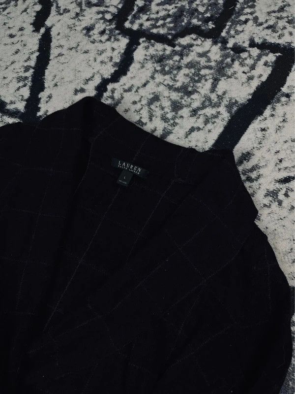 Ralph Lauren Polo Ralph Lauren Black Wool Dress L with Checks Size L / US 10 / IT 46 - 3 Thumbnail