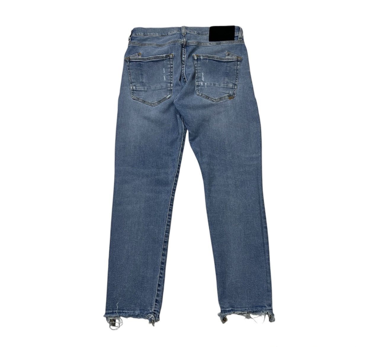 Designer × Prps PRPS windsor crop skinny fit distressed denim jeans pants Size US 32 / EU 48 - 2 Thumbnail