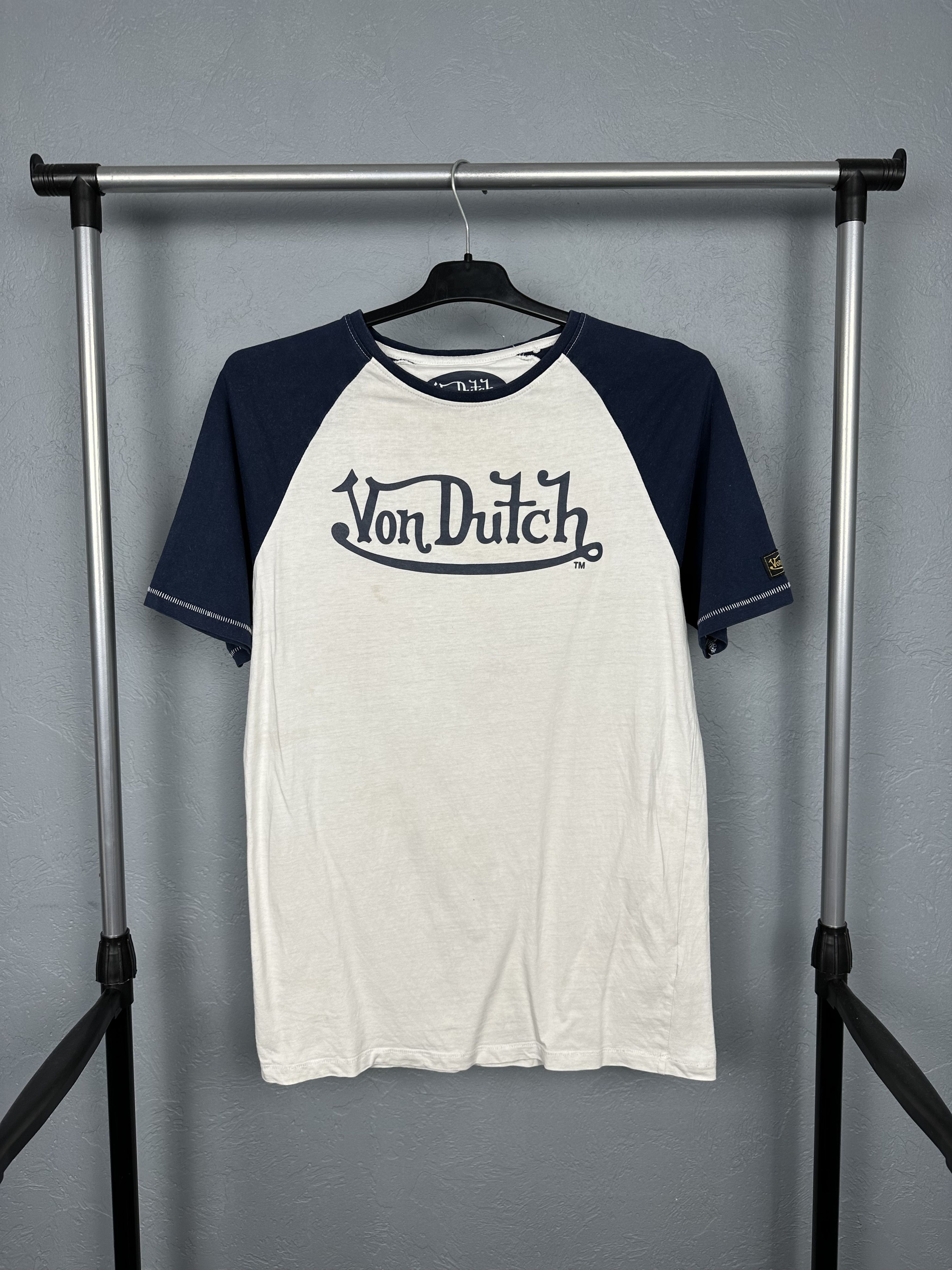 Vintage Von Dutch Vintage Mens T-Shirt Tee Big Logo Y2K Size US L / EU 52-54 / 3 - 1 Thumbnail