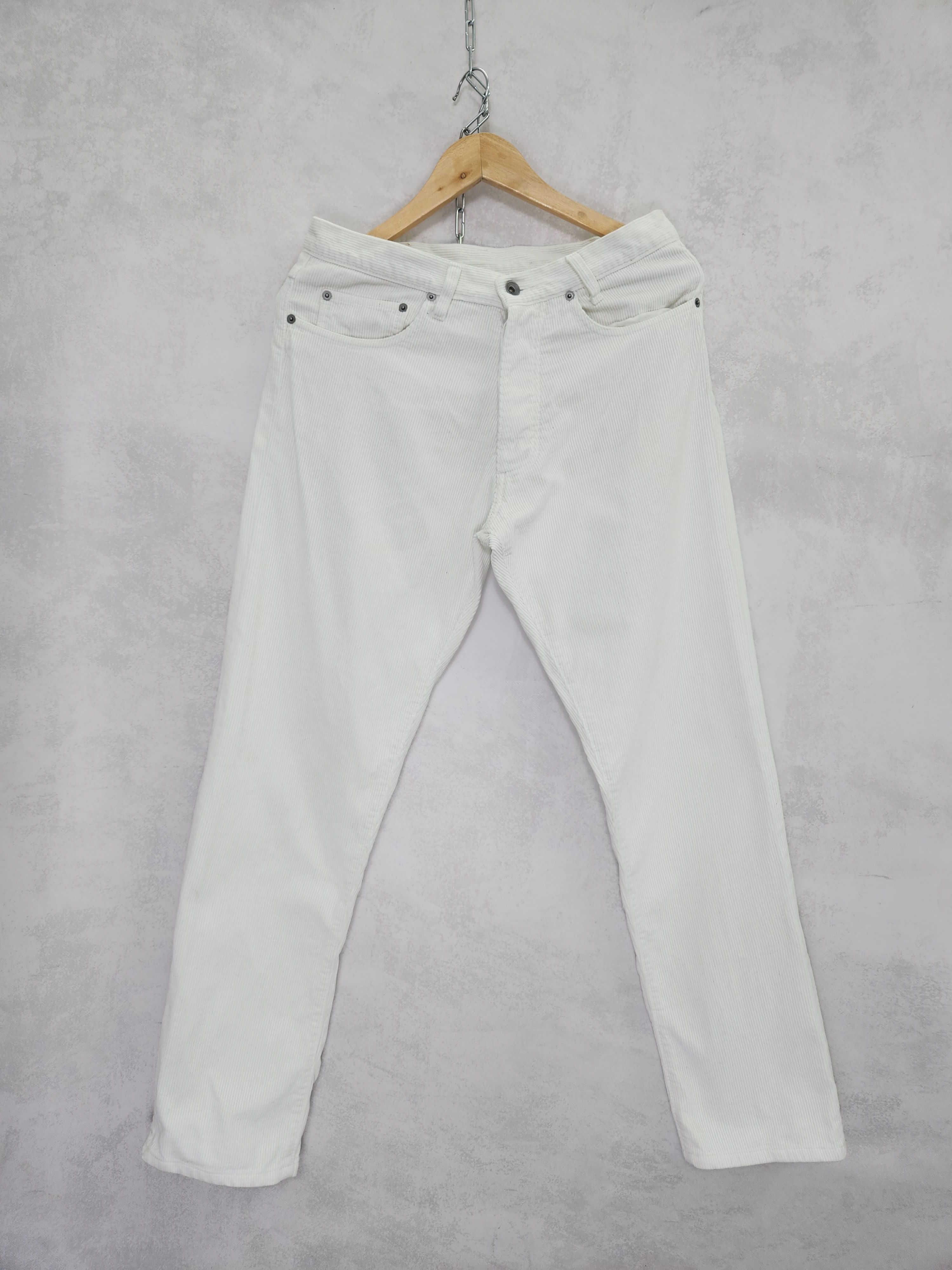 Universal Works Universal works workshop denim velvet corduroy white pants Size US 30 / EU 46 - 1 Thumbnail