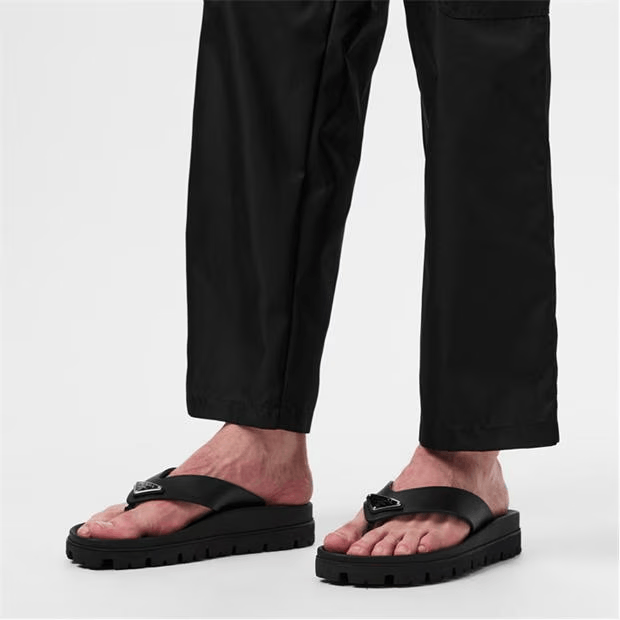 Prada Rubber Thong Sandals Size US 10 / EU 43 - 3 Thumbnail