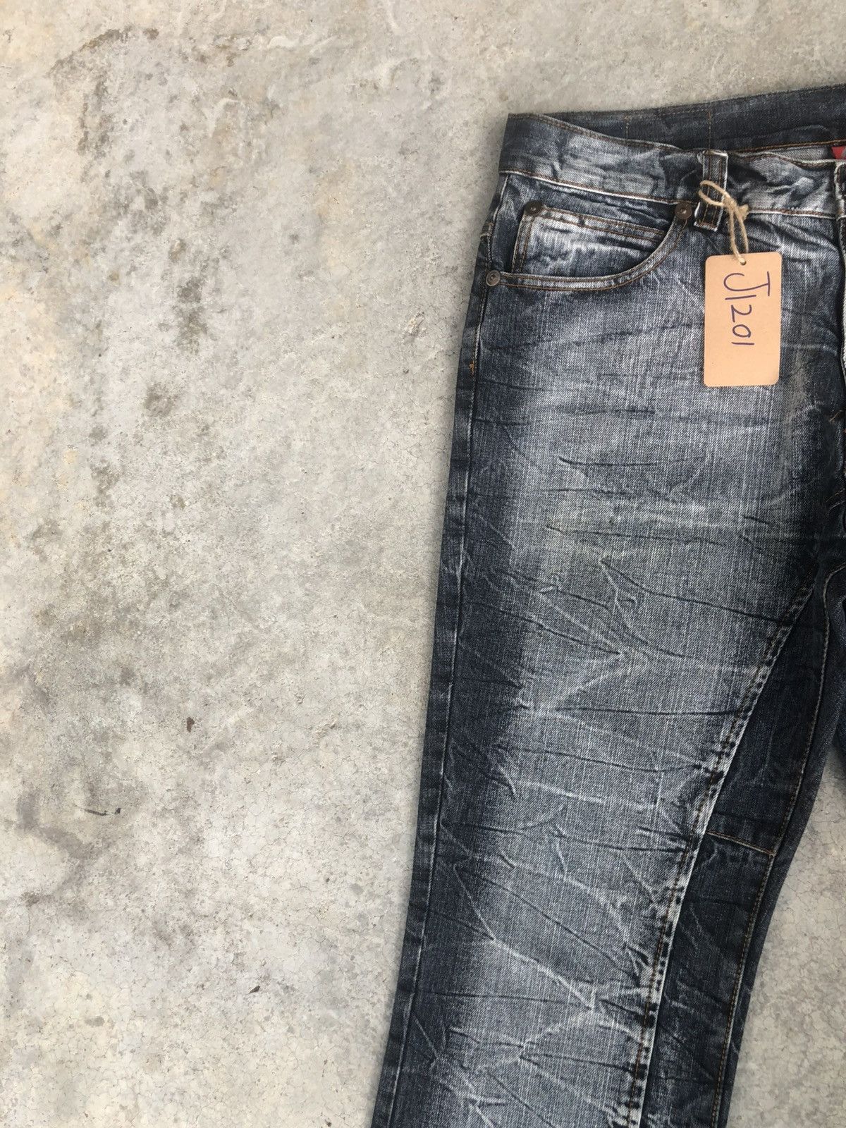 If Six Was Nine Japanese Black ant Flared Jeans Distressed Jeans Size US 38 / EU 54 - 4 Thumbnail