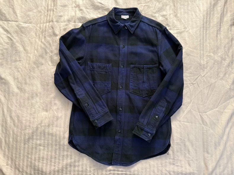 FREEWHEELERS Railton Mechanic Flannel Shirt - dmc