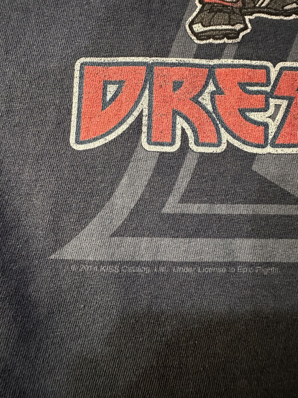 MLB Thrashed Vintage KISS Angels Dressed To Kill Faded Tee Size US L / EU 52-54 / 3 - 11 Thumbnail