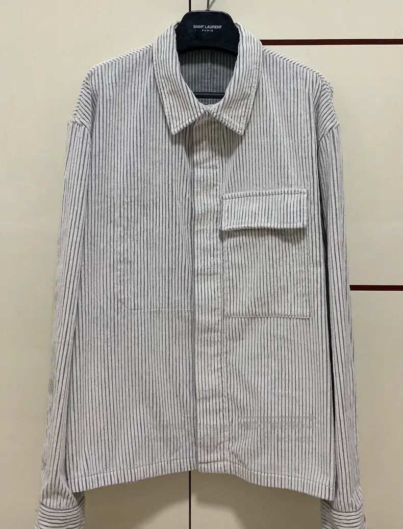 Dior Dior Blue and White Stripe Corduroy Jacket Size US L / EU 52-54 / 3 - 1 Thumbnail