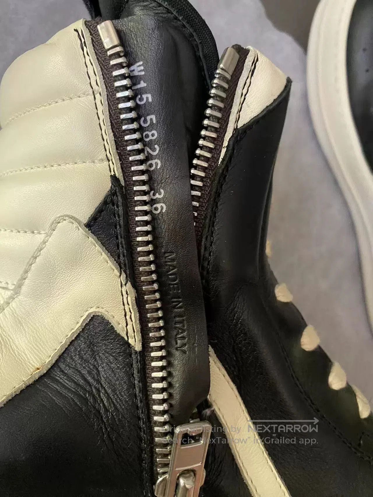 Rick Owens Rick Owens Black and White Sneakers Size 36. Size US 5 / IT 35 - 6 Thumbnail