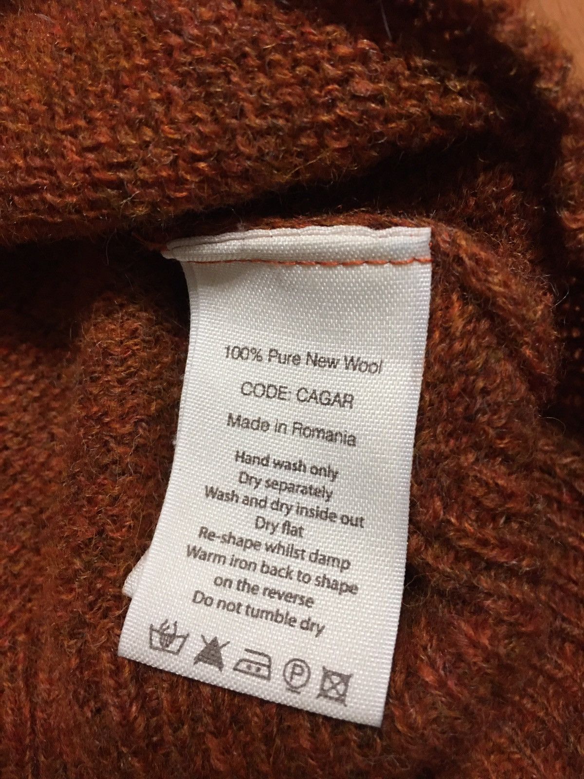 Designer TOAST Pure New Wool Knit Sweater Size M Size M / US 6-8 / IT 42-44 - 10 Thumbnail