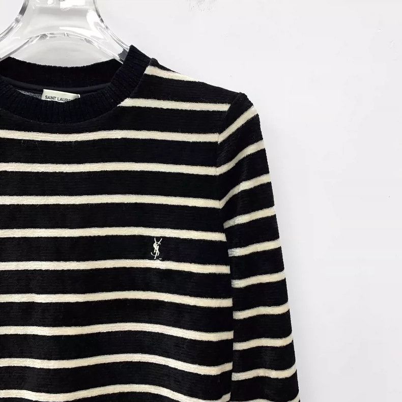 Saint Laurent Paris Saint Laurent Paris Color matching logo embroidered stripe Size S / US 4 / IT 40 - 3 Thumbnail