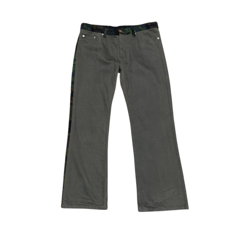 Le Grande Bleu (L.G.B.) Vintage Glamdy Patchwork Flare Bell Bottom Jeans Size US 33 - 4 Thumbnail