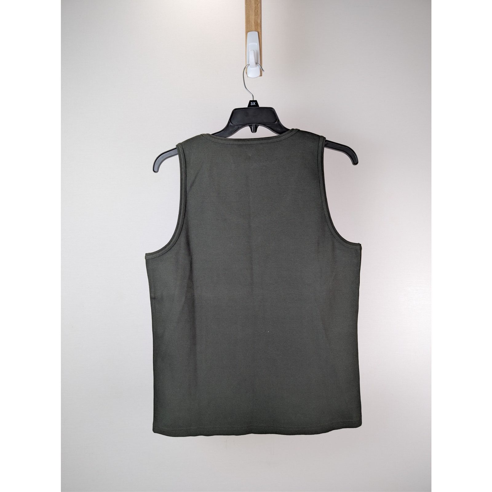 Bottega Veneta o1rshd1 Stretch Cotton Rib Tank Top in Dark Green Size US XL / EU 56 / 4 - 10 Thumbnail