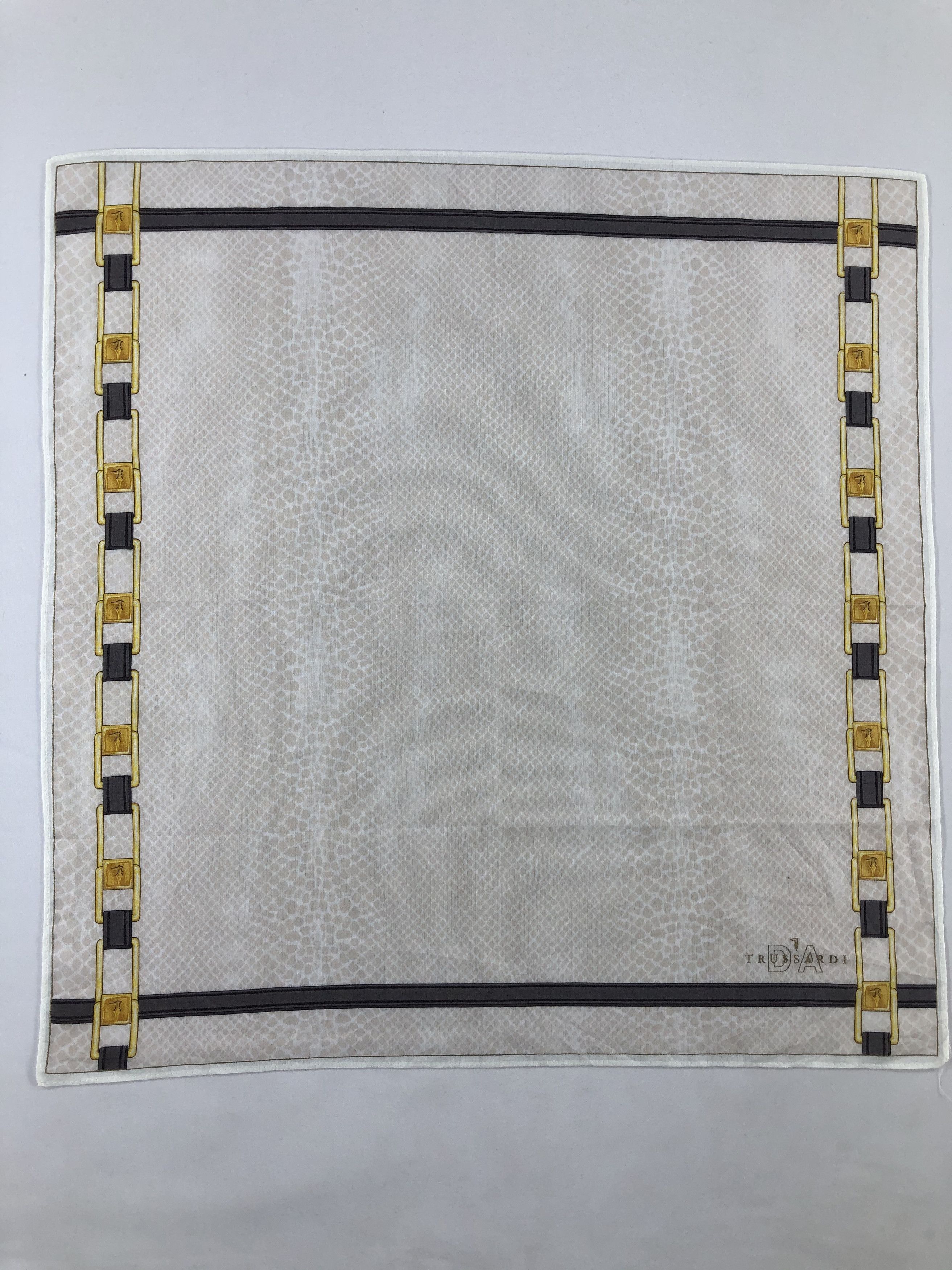Trussardi × Vintage Vintage Trussardi Handkerchief / Bandana / Neckerchief Size ONE SIZE - 1 Thumbnail