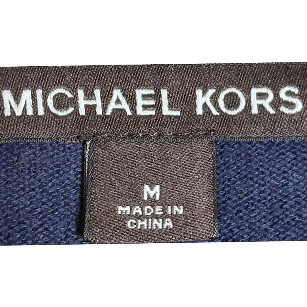 Michael Kors Michael Kors Navy Blue Knit Sweater Women M Crew Neck Long Sleeve Pullover Casual Workwear Knit Solid Navy Blue Content? Size M / US 6-8 / IT 42-44 - 3 Thumbnail
