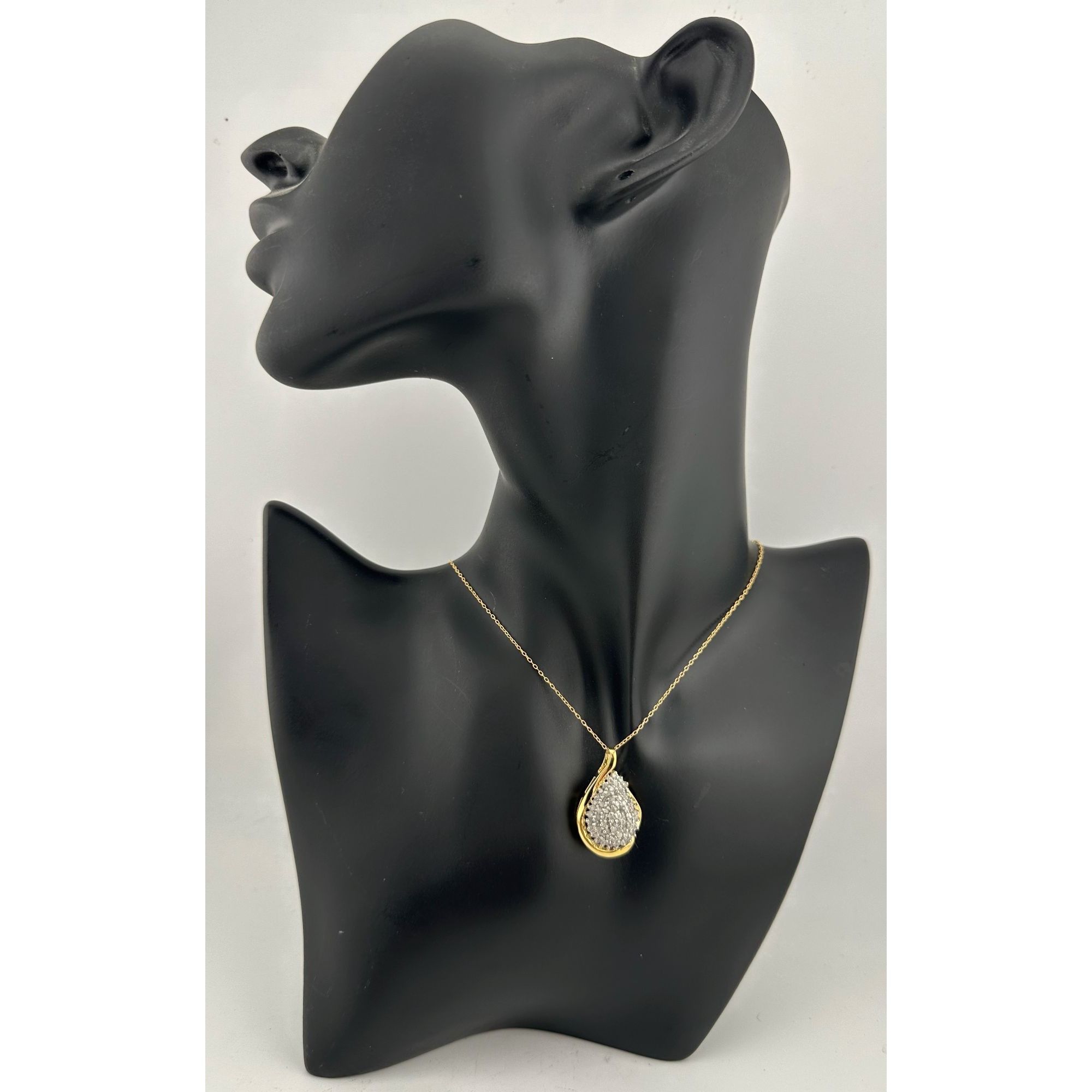 Other Stunning Pear cut 1.00 Carat Natural Diamond Necklace Size ONE SIZE - 2 Thumbnail