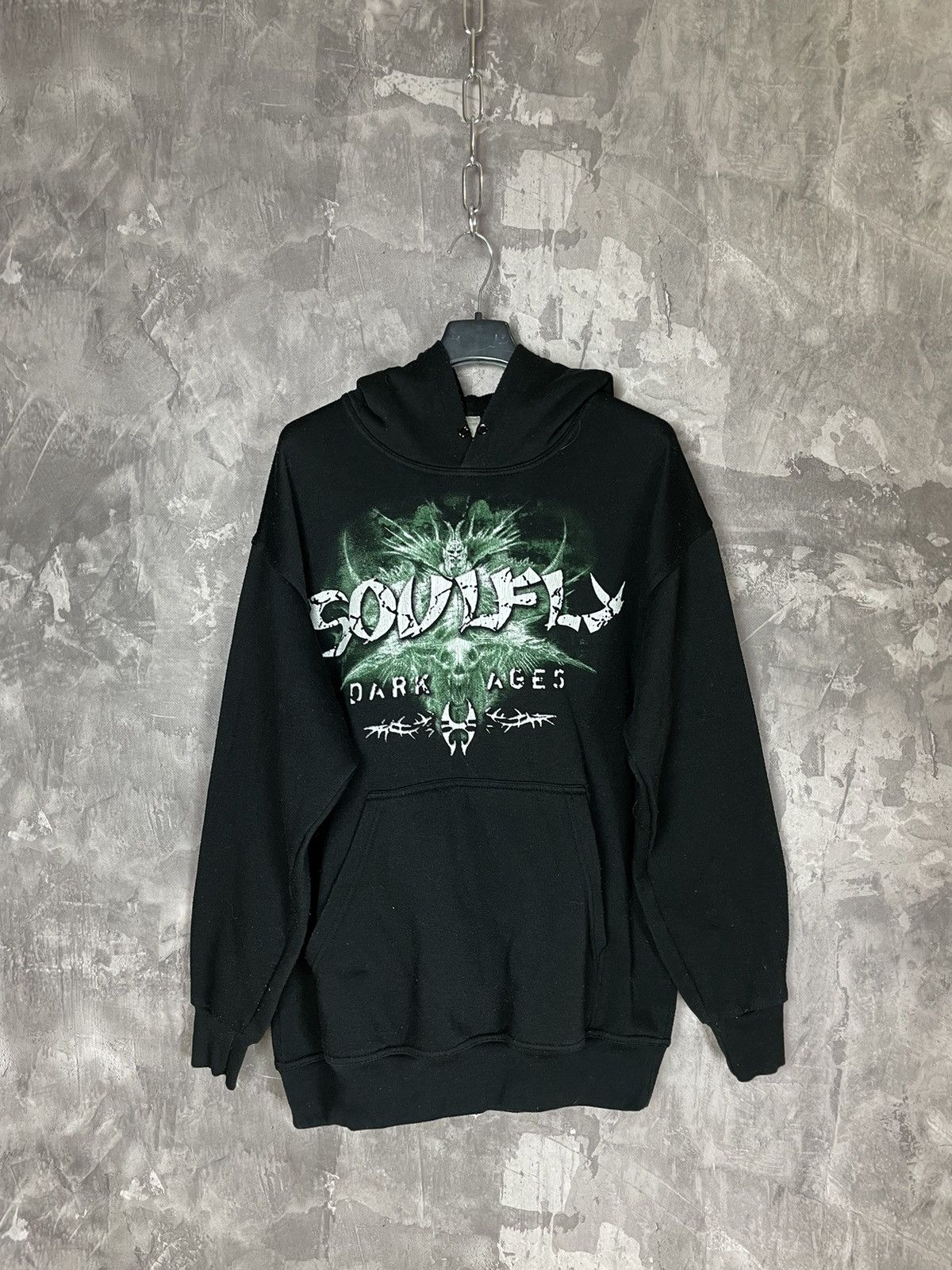 Band Tees × Vintage Soulfly Vintage Band Hoodie Vintage Metal Band T Shirts Y2K Size US L / EU 52-54 / 3 - 1 Thumbnail