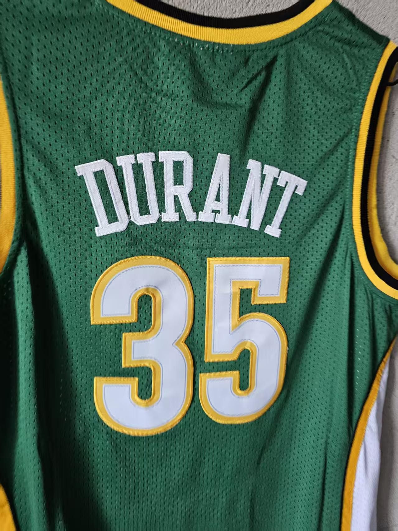 NBA Seattle Supersonics #35 Kevin Durant Jersey Green Small Size US S / EU 44-46 / 1 - 3 Thumbnail