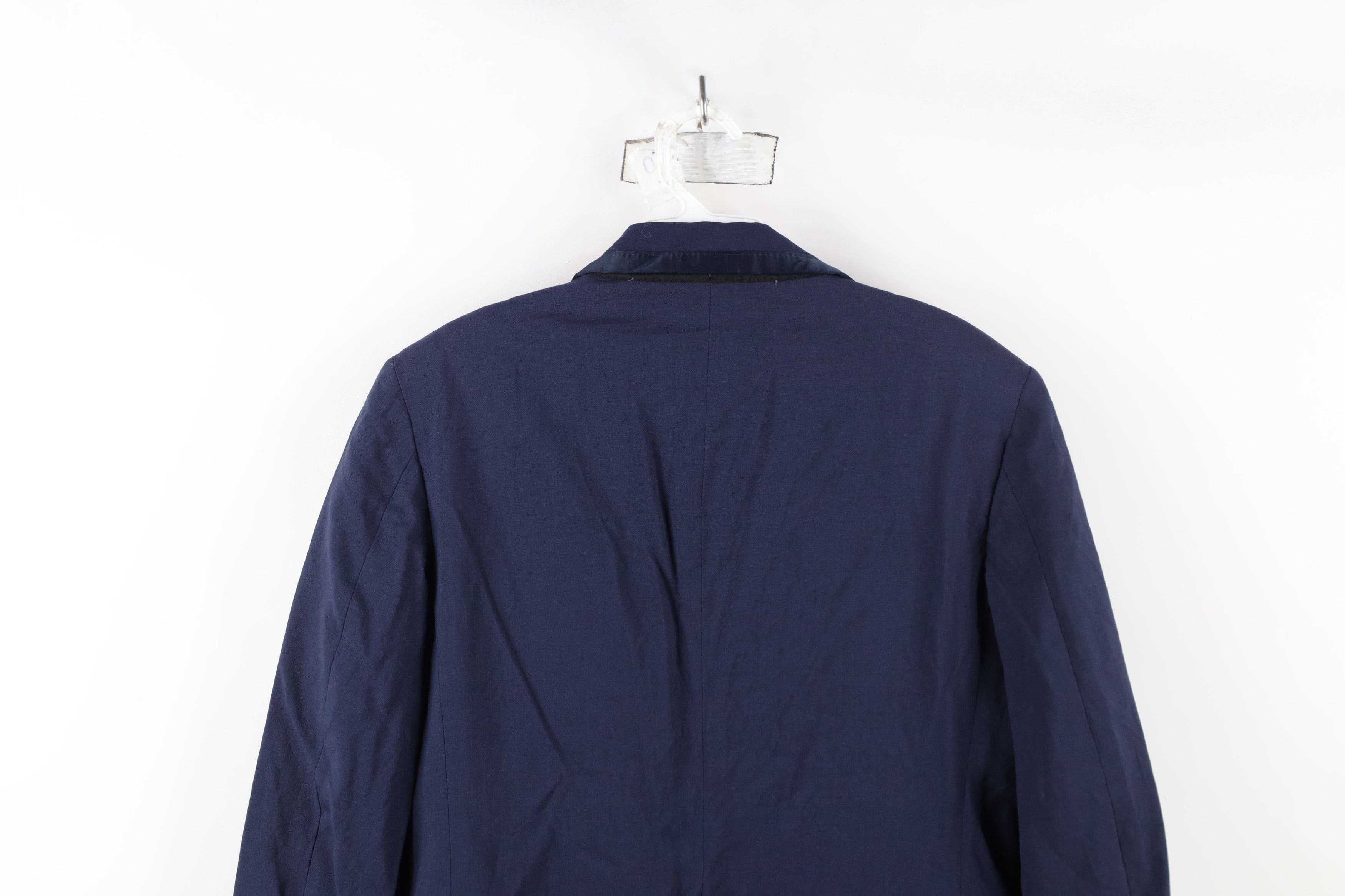 Vintage Vintage 60s Smoking Button Tuxedo Suit Coat Jacket Blue USA Size US M / EU 48-50 / 2 - 15 Thumbnail