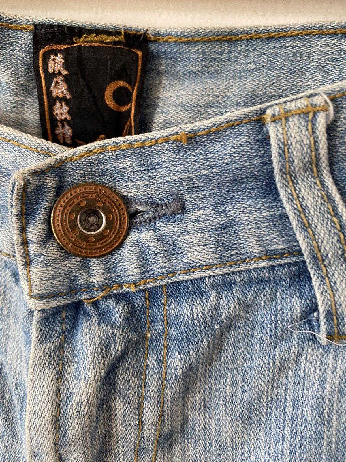Denim & Co. × Japanese Brand Sukajan embroidery denim shorts pants Size US 36 / EU 52 - 6 Thumbnail