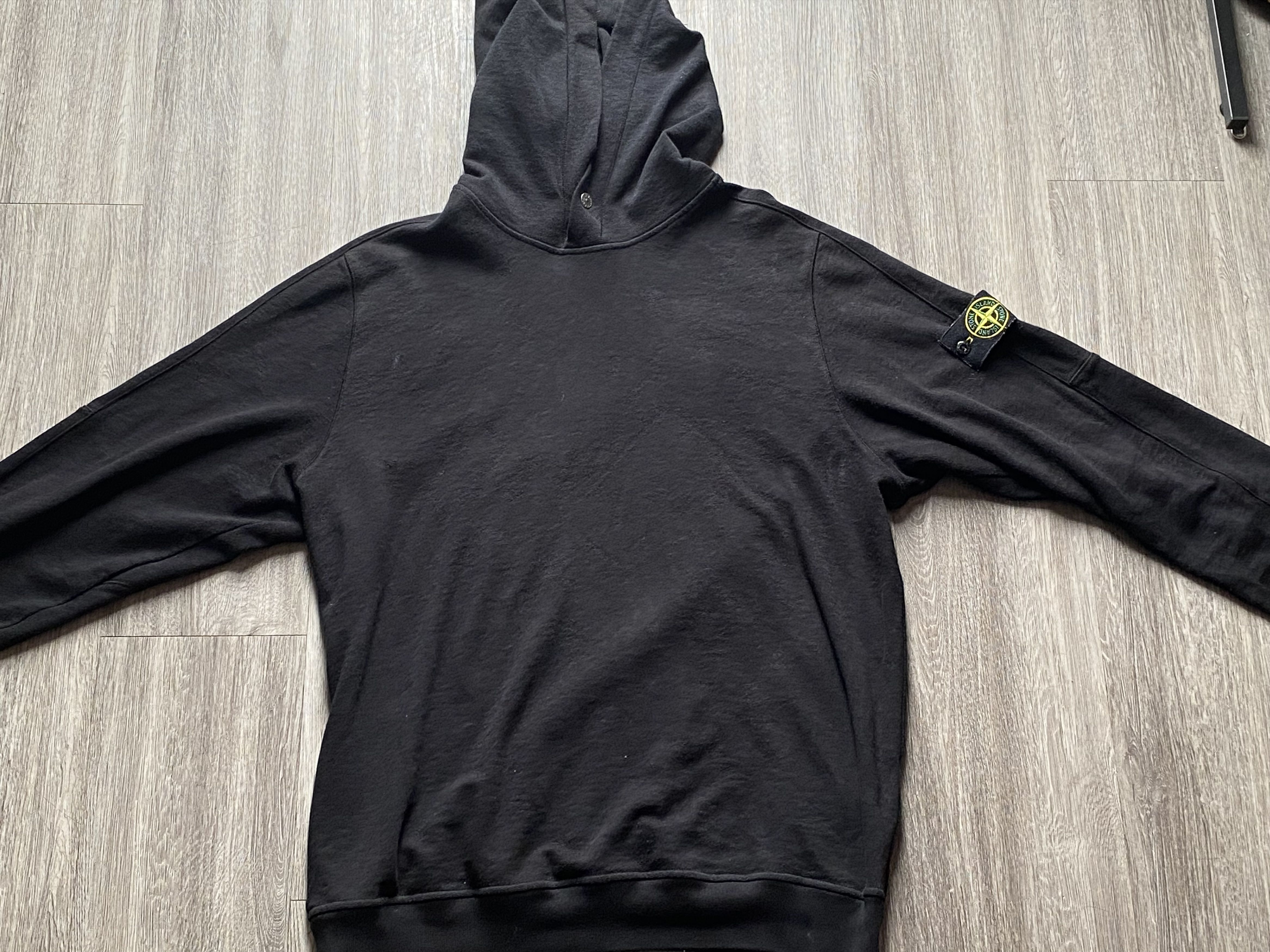 Stone Island STONE ISLAND Snap-button Hoodie Size US XL / EU 56 / 4 - 3 Thumbnail