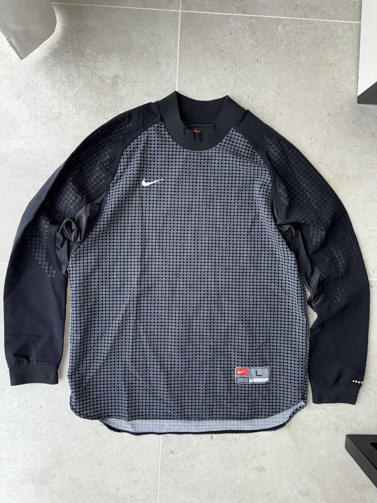 Nike Vintage 00s Nike Goalkeeper Template Shirt Soccer Jersey Size US L / EU 52-54 / 3 - 1 Thumbnail