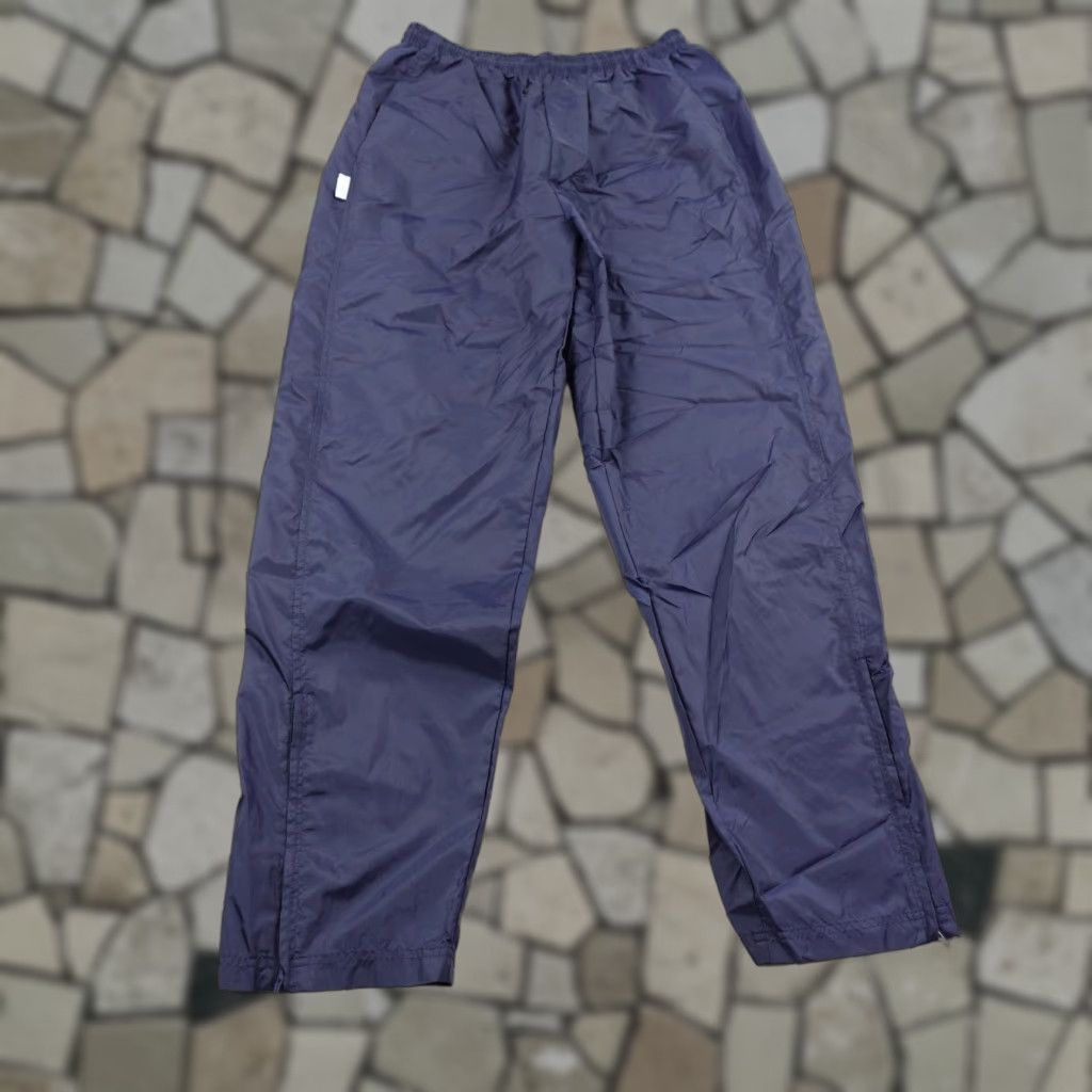 Reebok VINTAGE Reebok Track Pants Men XL Blue Windbreaker Joggers Y2K Ankle Zip Activewear Size US 36 / EU 52 - 1 Thumbnail