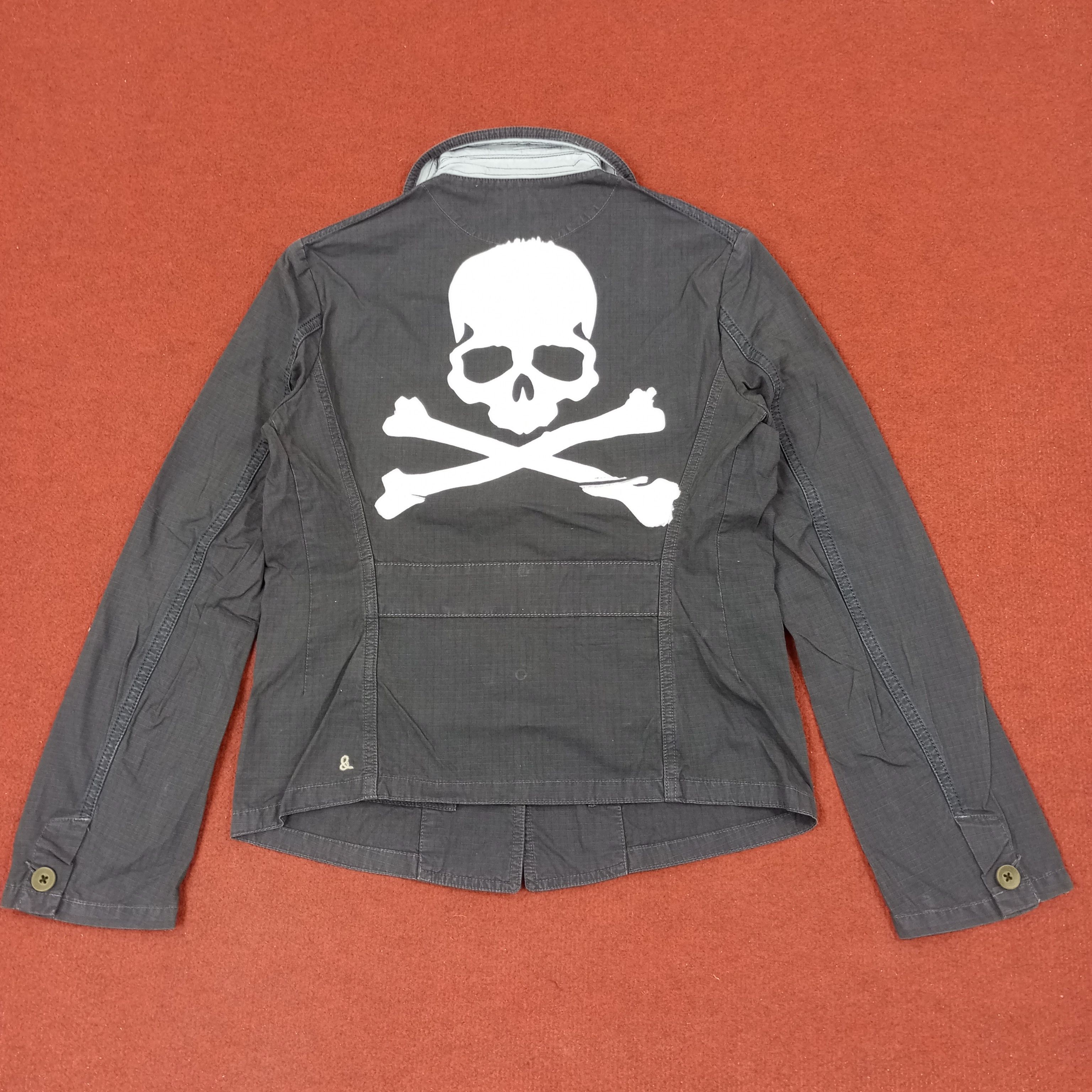 45rpm × Vintage 45rpm X Custom Skulls Art Japanese Brand Jacket c215n7 Size US XS / EU 42 / 0 - 1 Thumbnail