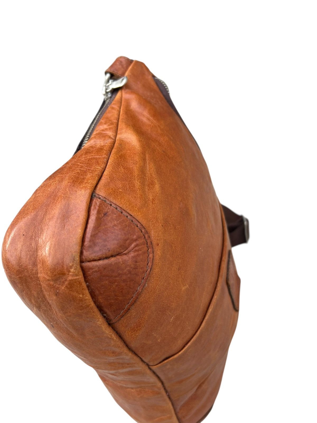 Leather Patina Brown Leather Bag Creed Japan Size ONE SIZE - 10 Thumbnail