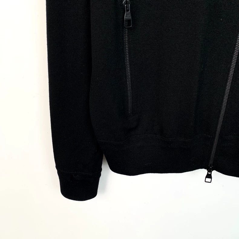Louis Vuitton Louis Vuitton Black Wool Zip Long Sleeve Jacket Size US S / EU 44-46 / 1 - 4 Thumbnail