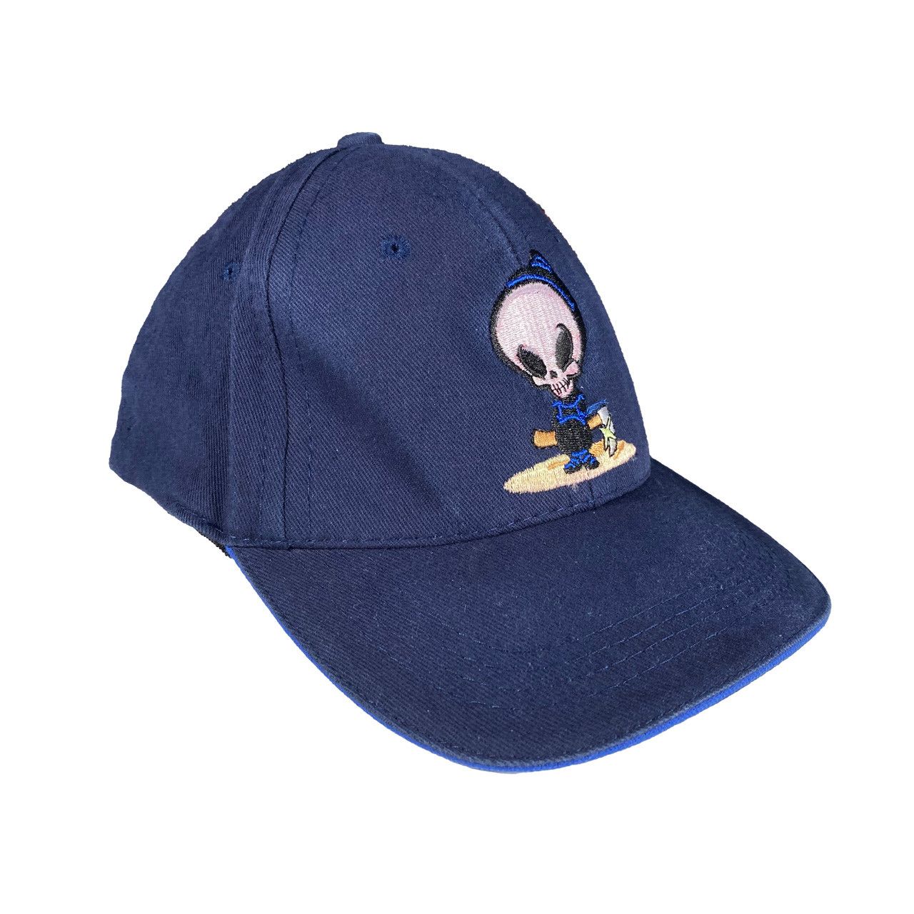 Blind Skateboards Vintage Youth Blind Skateboard Reaper Fitted Hat Navy Size ONE SIZE - 1 Thumbnail