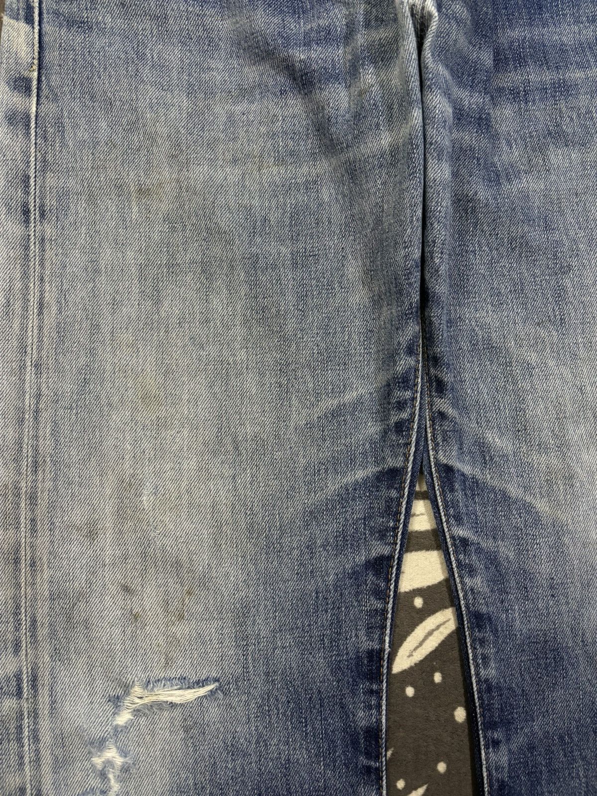 Ralph Lauren Vintage Ralph Lauren Slim Straight Distressed Grunge Jeans Size US 32 / EU 48 - 6 Thumbnail