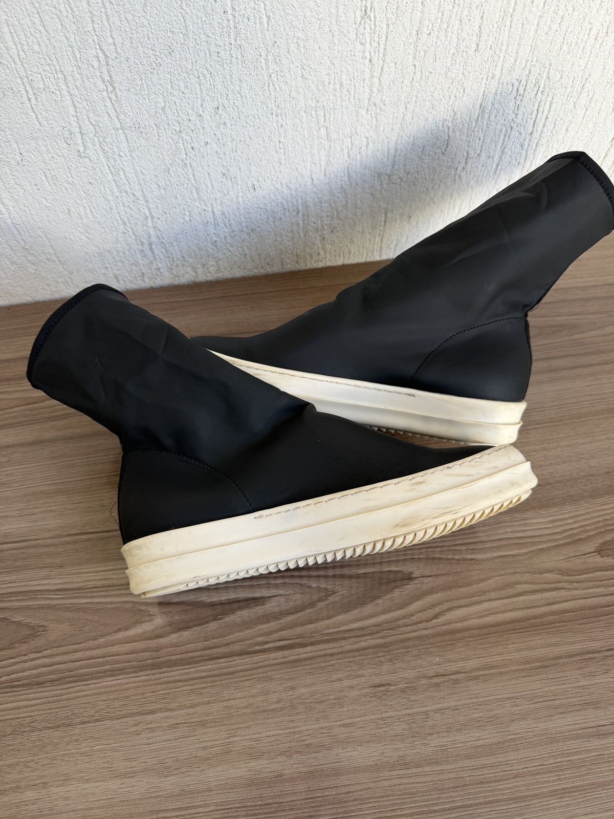 Rick Owens Drkshdw ❤️Neoprene suba socks Ramones Size US 8 / IT 38 - 15 Thumbnail
