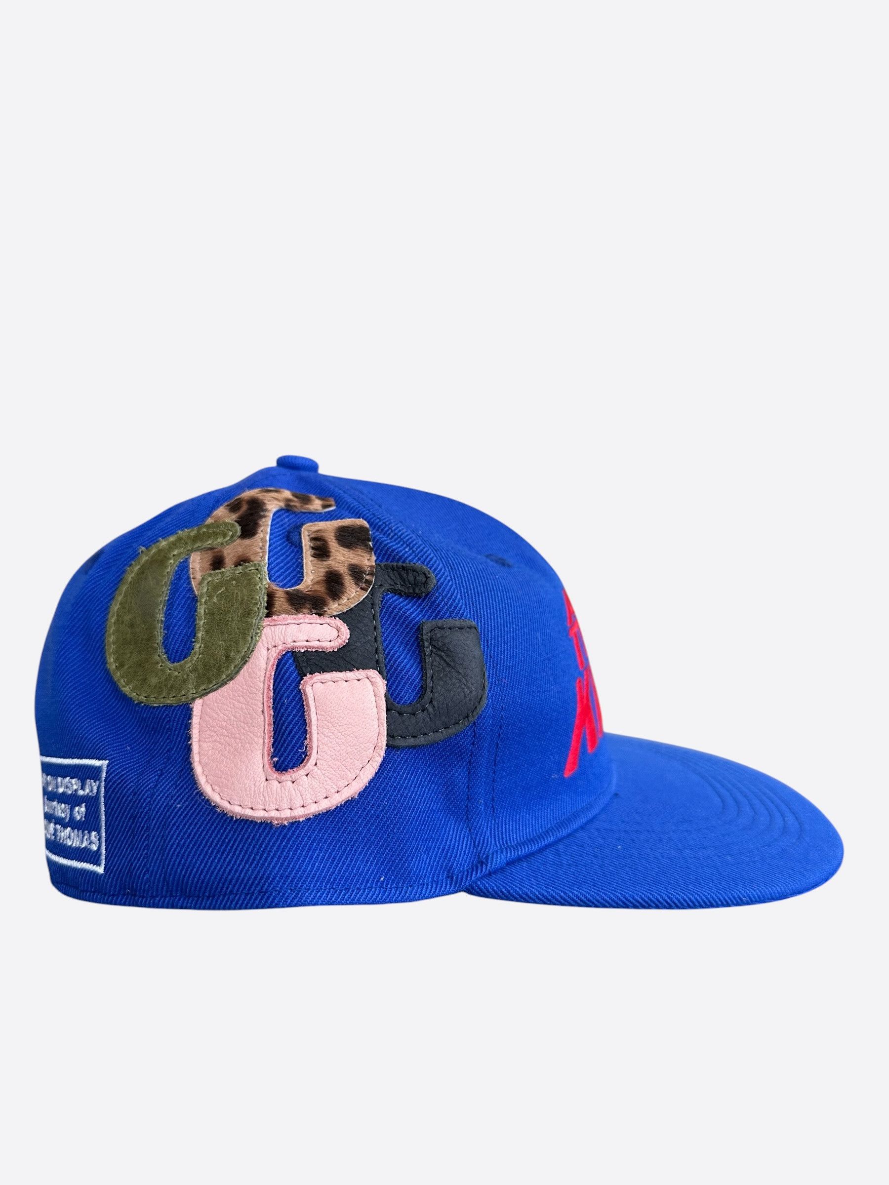 Gallery Dept. Gallery Dept Blue & Multicolor ATK G-Patch Fitted Hat Size ONE SIZE - 2 Thumbnail