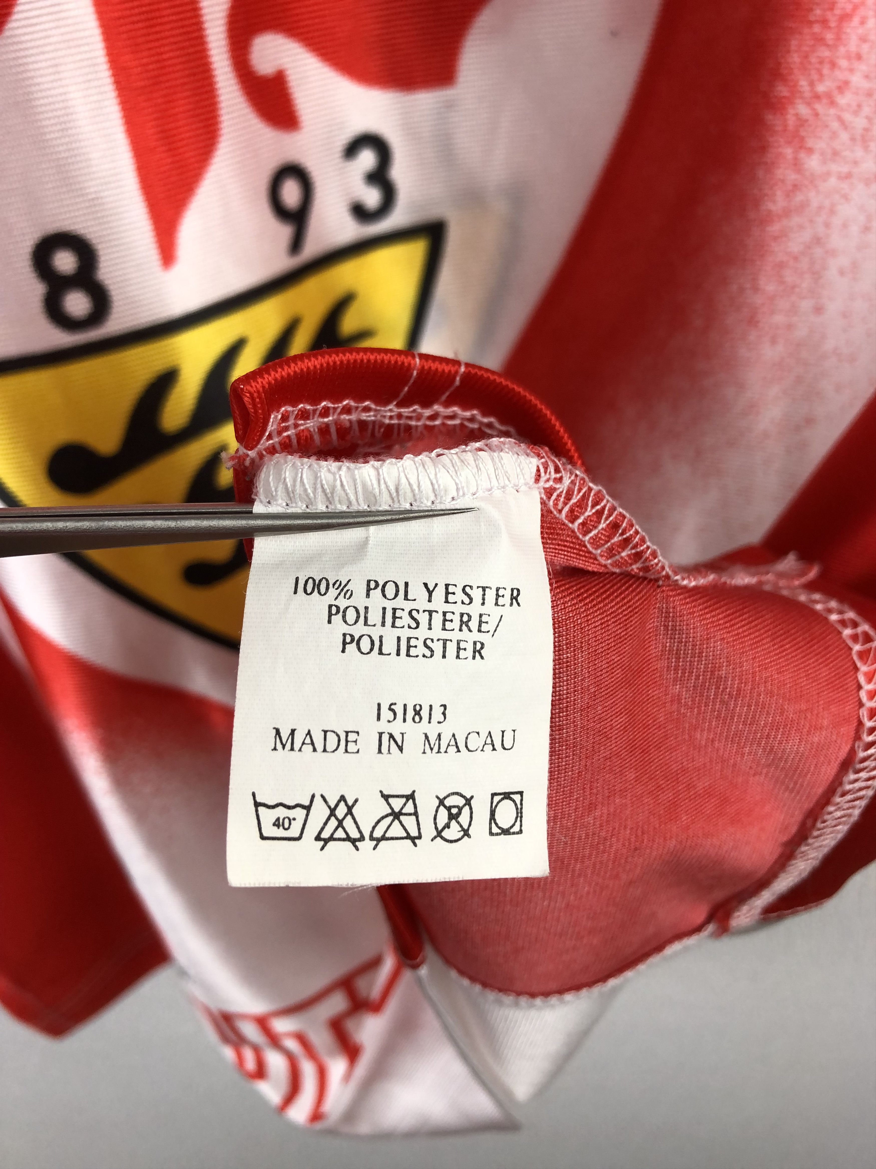 Vintage Vintage VfB Stuttgart Football Shirt Nutmeg Soccer Jersey Size US S / EU 44-46 / 1 - 11 Thumbnail