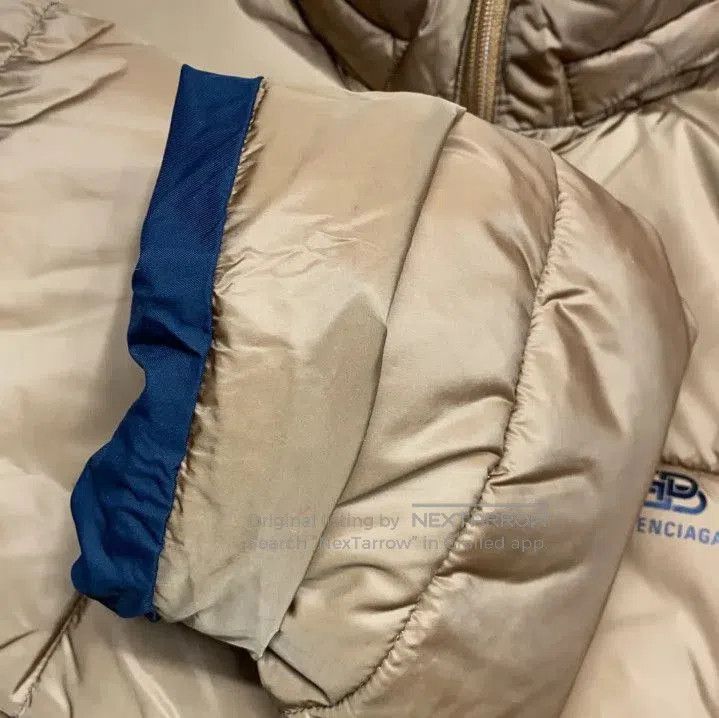 Balenciaga Balenciaga Brown Logo Long Sleeve Puffer Jacket. Size US L / EU 52-54 / 3 - 8 Thumbnail
