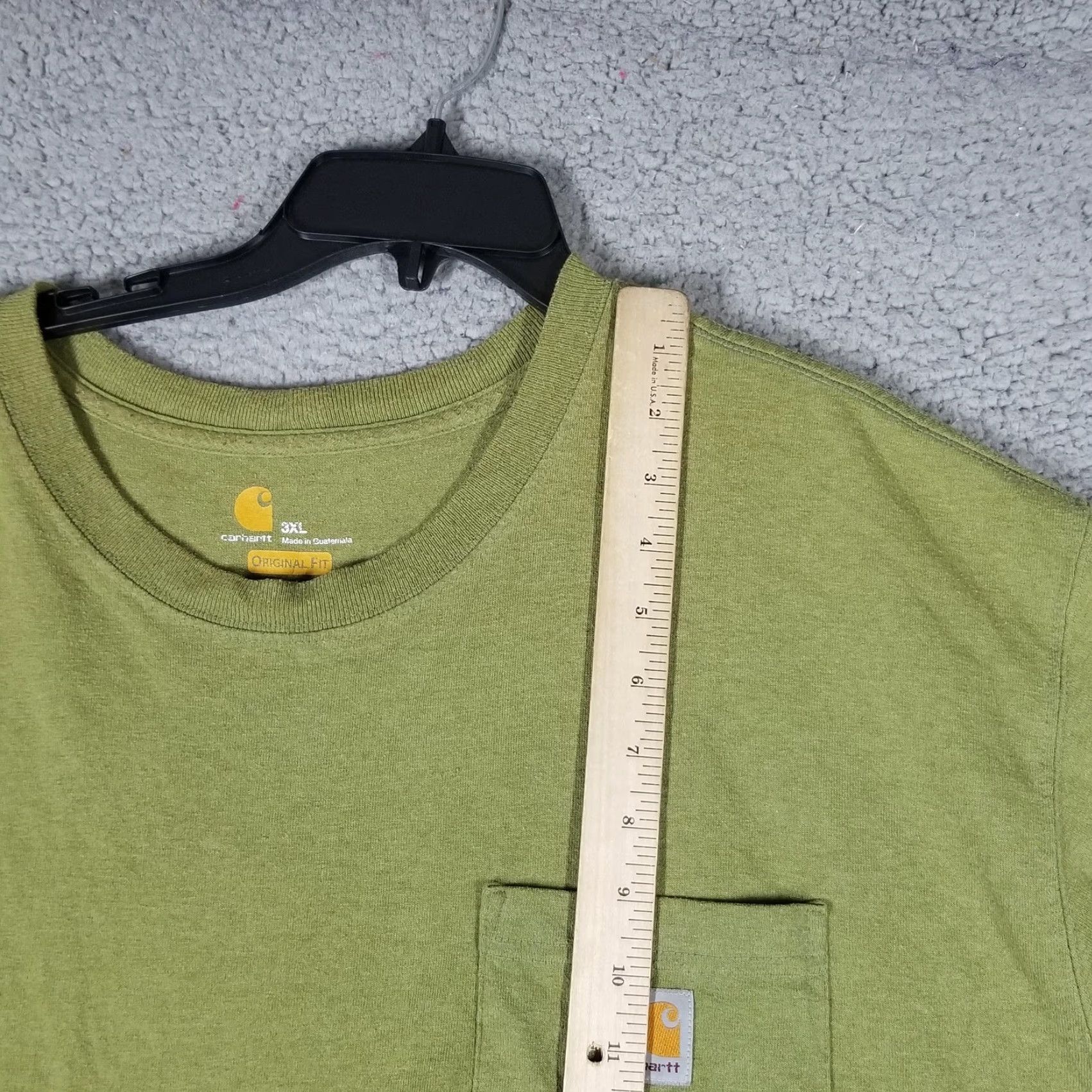 Carhartt Carhartt Mens Tee 3XL Green K87 Original Fit Pocket Short Sleeve Workwear Shirt Size US XXL / EU 58 / 5 - 4 Thumbnail