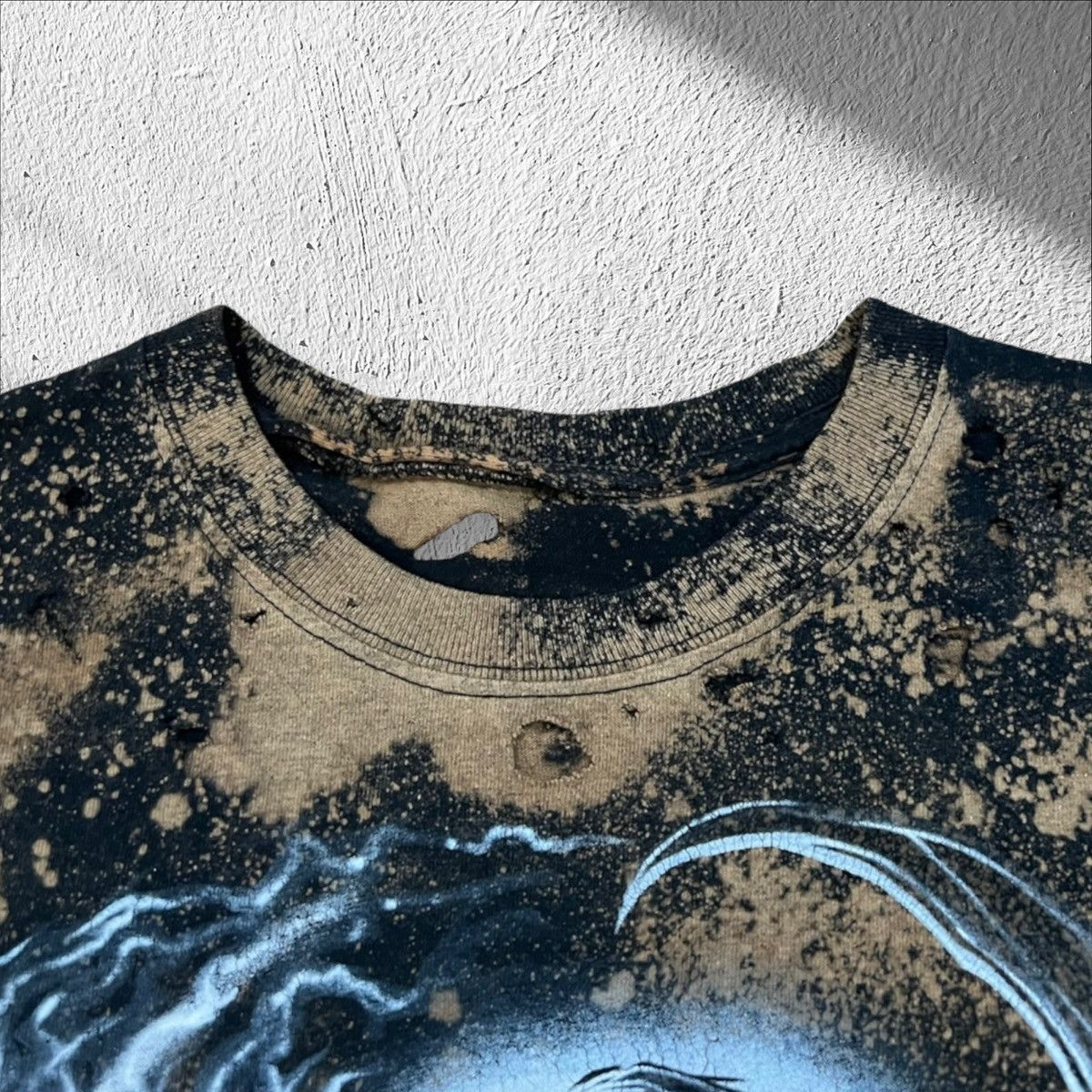 Vintage Vintage Grim Reaper Distressed Graphic Shirt XL Size US XL / EU 56 / 4 - 3 Thumbnail