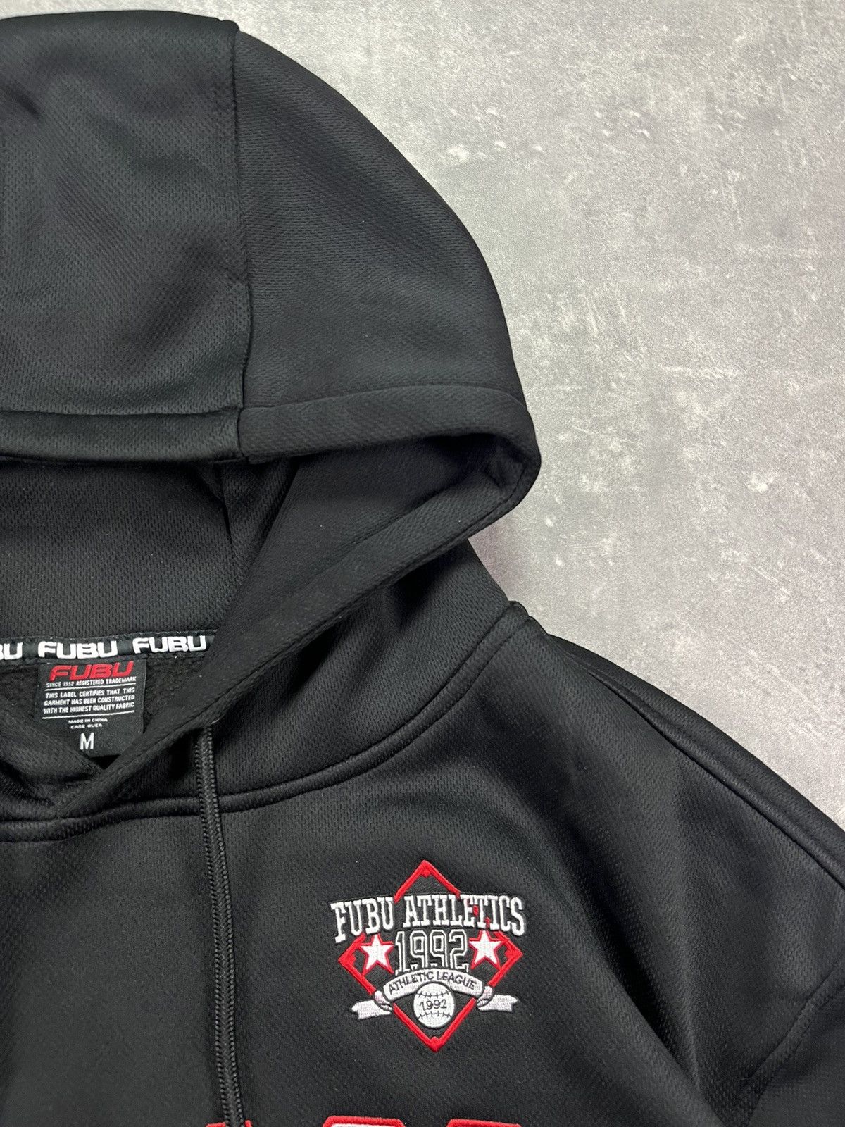 Fubu 00s Fubu Chicago Big Logo Boxy Baggy Hoodie M L Rare Size US L / EU 52-54 / 3 - 8 Thumbnail