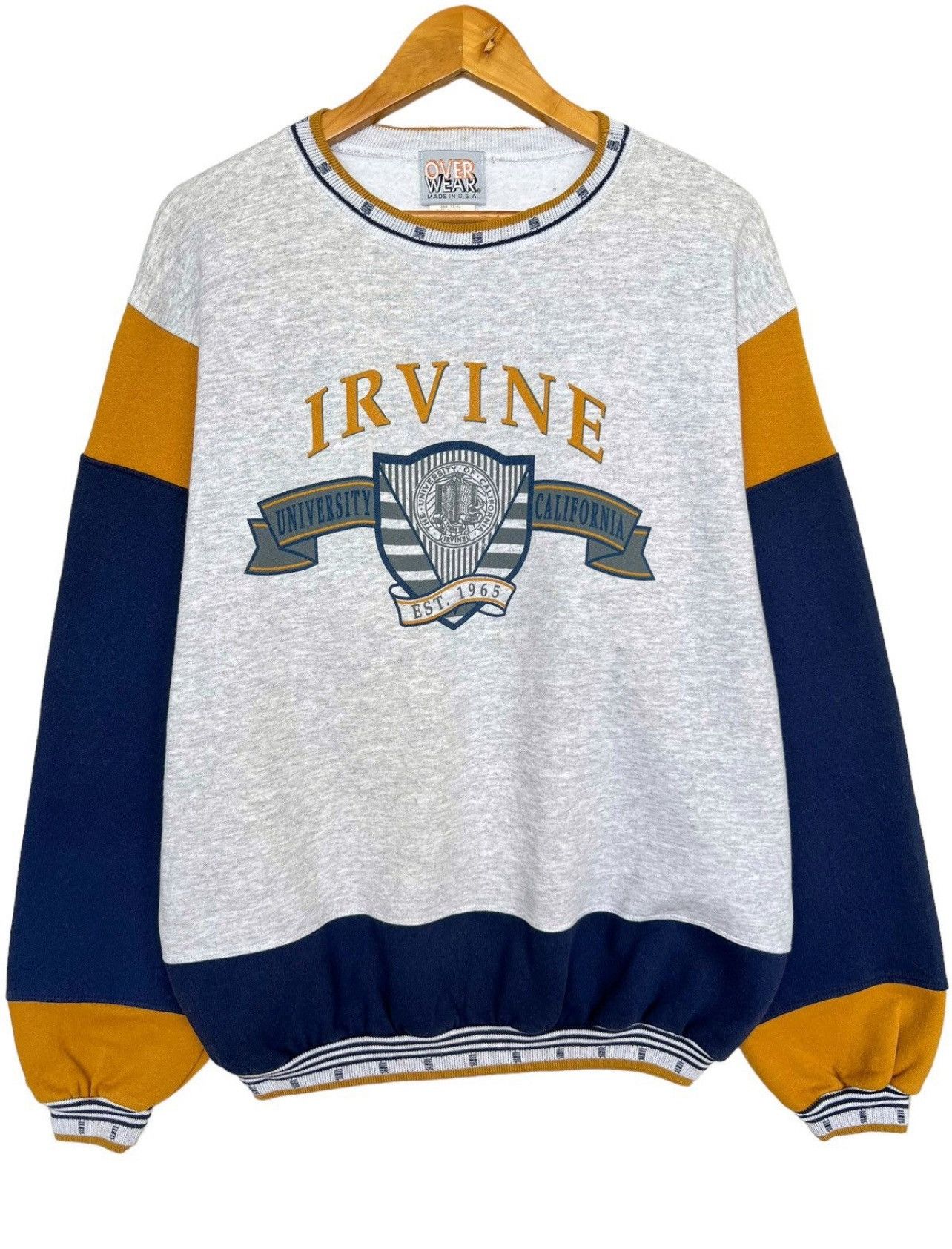 Vintage Vintage 90s Irvine UCLA Sweatshirt Irvine University Sweater Size US L / EU 52-54 / 3 - 2 Thumbnail